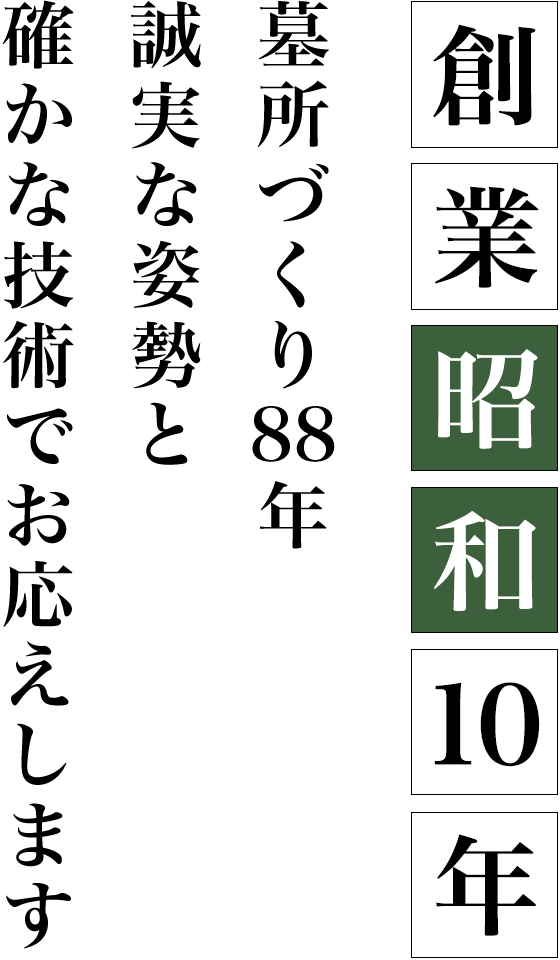 創業昭和10年